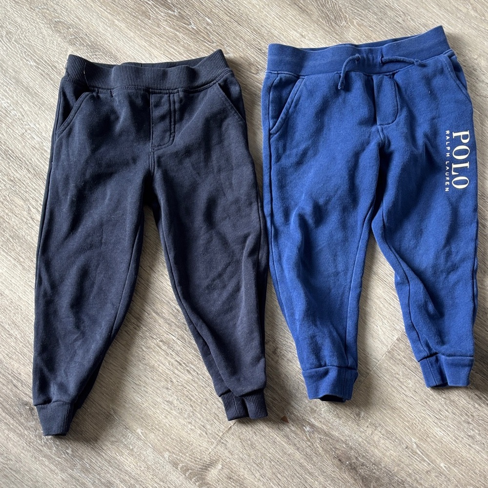 Polo by Ralph Lauren Kids Black and Navy Joggers
